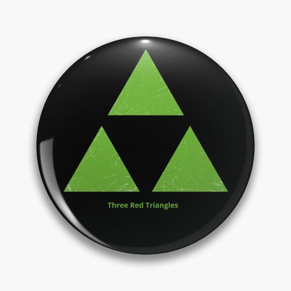 Item preview, Green Red Triangles designed and sold by Symbologee.