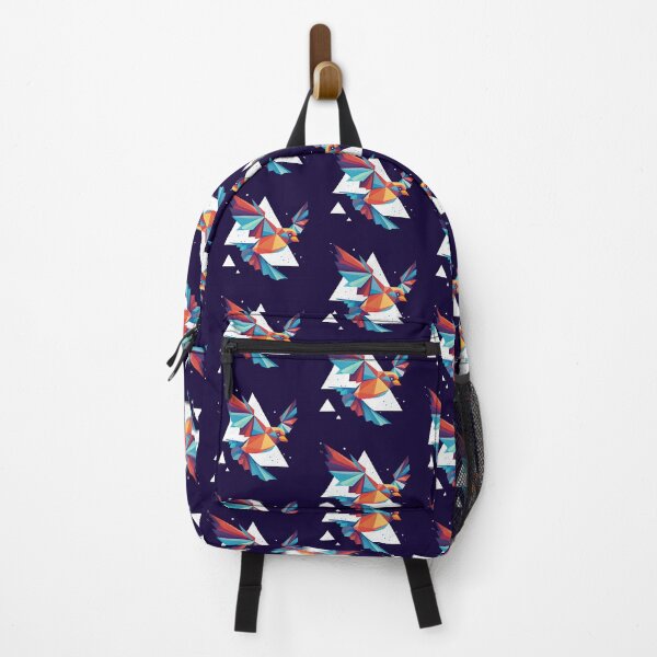 Item preview, Colorful geometric flying bird designed and sold by etherElric.