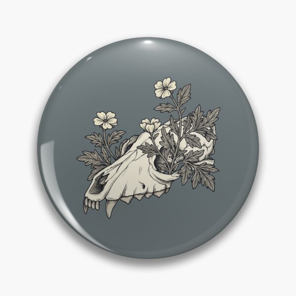 Item preview, cunine skall with fliwers designed and sold by LainaAlbright.