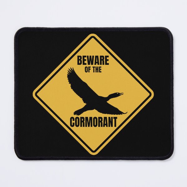 Item preview, Cormorant Shag Road Sign designed and sold by GEEK-FACTORY-EU.