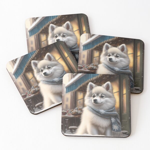 Item preview, Pomsky In The Snow designed and sold by Nocturne  Paws.