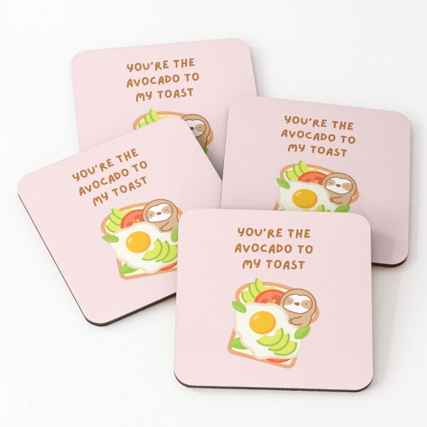 Item preview, You’re the Avocado to My Toast Brunch Sloth designed and sold by theslothinme.