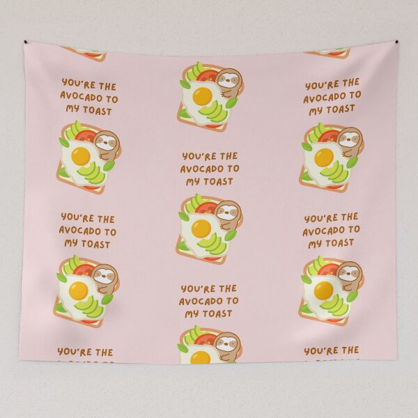 Item preview, You’re the Avocado to My Toast Brunch Sloth designed and sold by theslothinme.