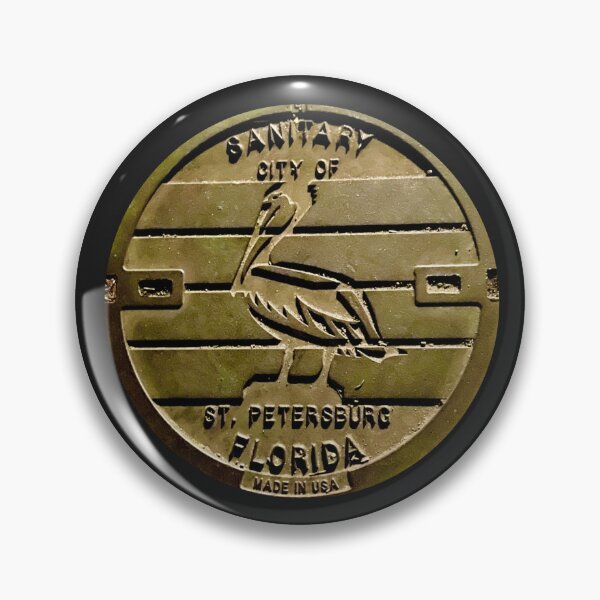 Item preview, St Pete Manhole Cover Bronze designed and sold by Sparkleweather.