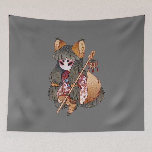 Item preview, mysttrious fox girl  designed and sold by LainaAlbright.