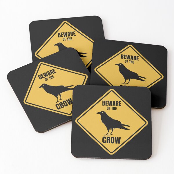 Item preview, Crow Raven Road Sign designed and sold by GEEK-FACTORY-EU.