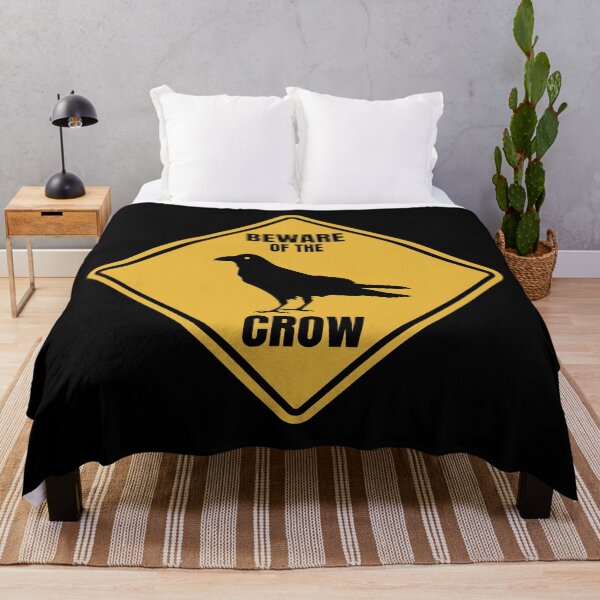 Item preview, Crow Raven Road Sign designed and sold by GEEK-FACTORY-EU.