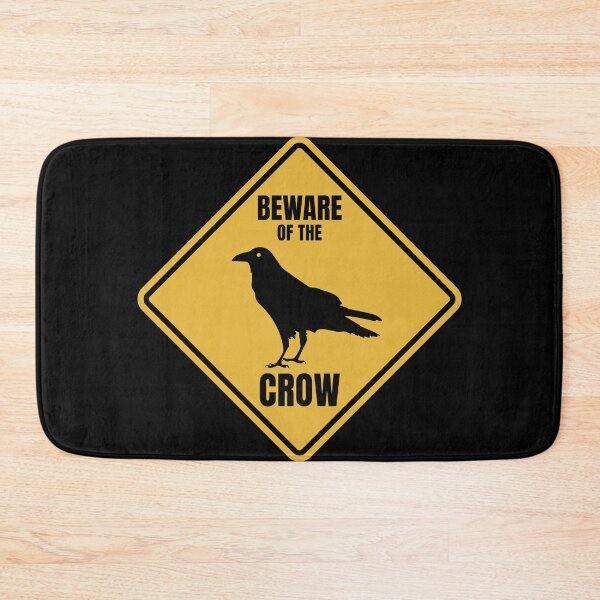 Item preview, Crow Raven Road Sign designed and sold by GEEK-FACTORY-EU.