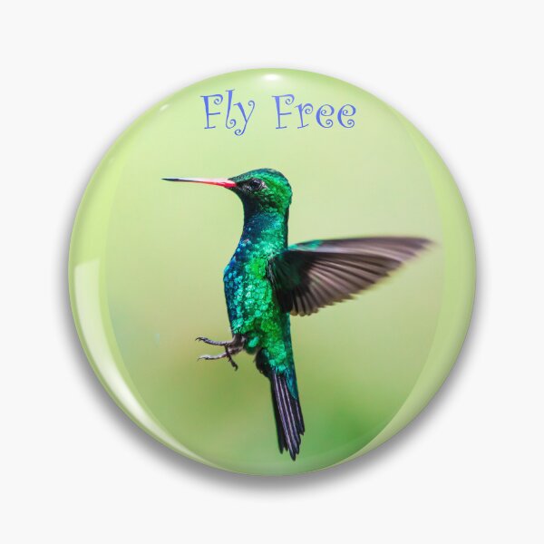 Item preview, Fly free. Green hummingbird. designed and sold by LoboJC.