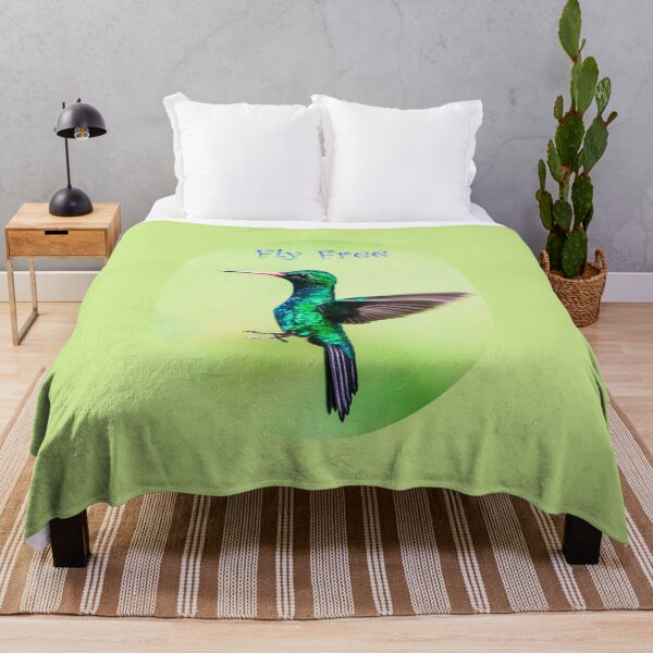 Item preview, Fly free. Green hummingbird. designed and sold by LoboJC.