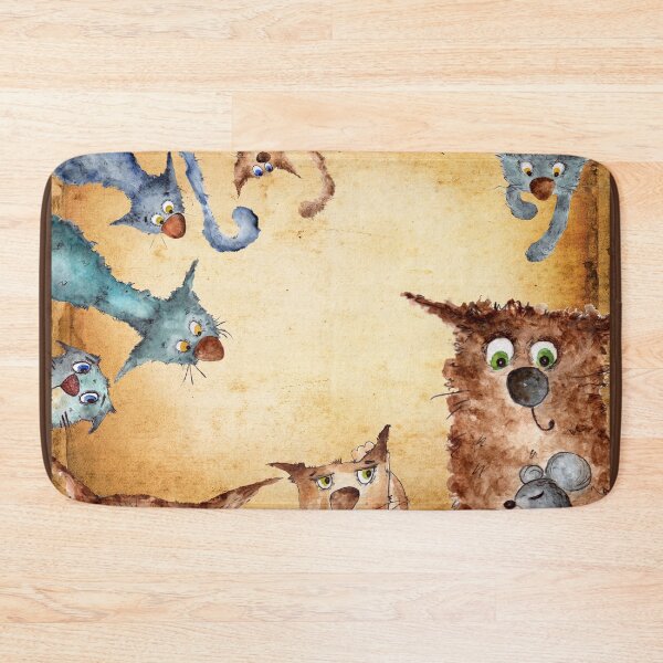 Item preview, Kitty and Mouse designed and sold by BakaDoodles.