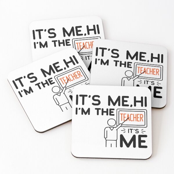 Item preview, It’s Me, Hi I’m the Teacher It’s s Me Funny Phrase Joke Quote  designed and sold by Mimielitas-Shop.
