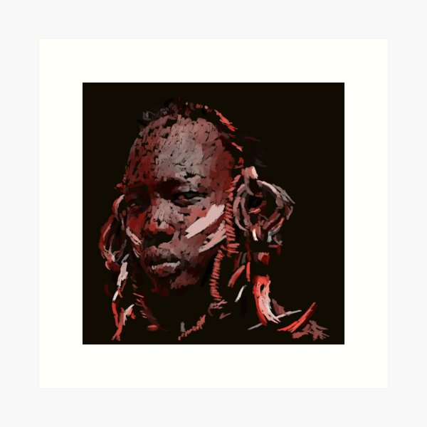 Item preview, Young warrior designed and sold by Gidiprints.