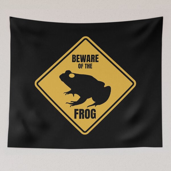 Item preview, Frog Toad Road Sign designed and sold by GEEK-FACTORY-EU.