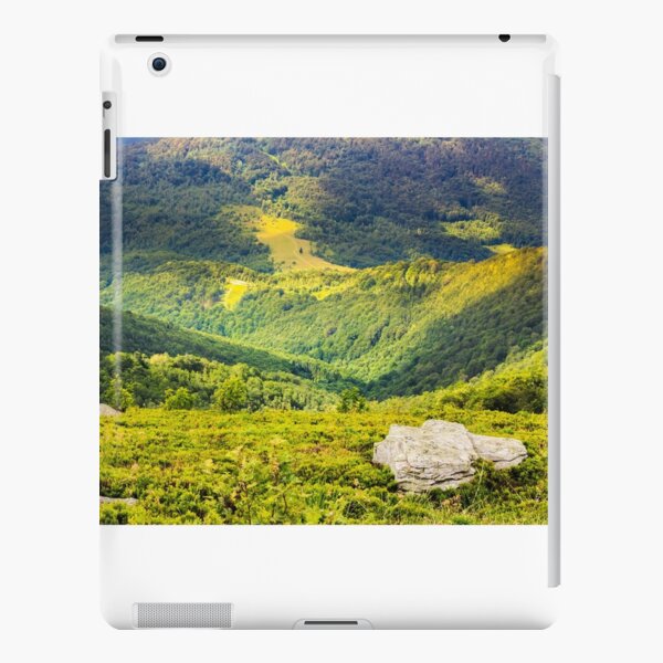 hillside with stones in high mountains iPad Snap Case