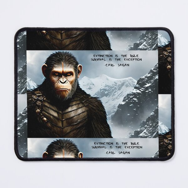 Item preview, Extinction is the Rule. Survival is the Exception - Carl Sagan. Prepper Quote designed and sold by The-Hist-Image.