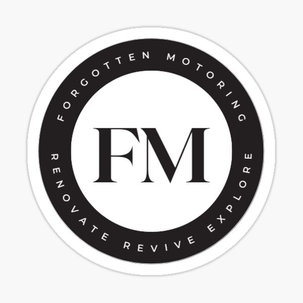 forgotten motoring design 2 Sticker