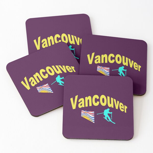Item preview, Vancouver. Canada Skiing abstract design  designed and sold by lobodelnoir.