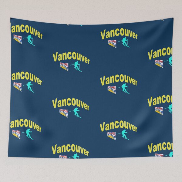 Item preview, Vancouver. Canada Skiing abstract design  designed and sold by lobodelnoir.