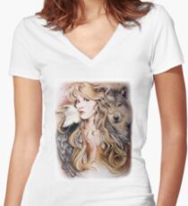 Nomad Women's Fitted V-Neck T-Shirt