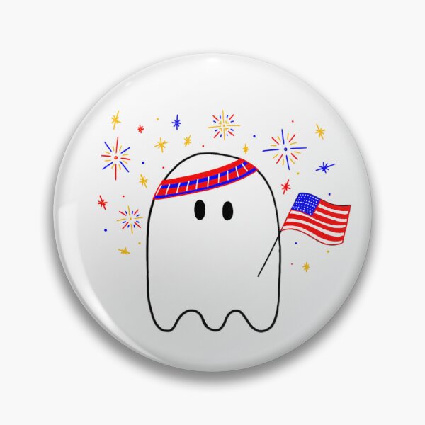 Item preview, Ghost celebrating 4th of July designed and sold by Purpleleaf09.