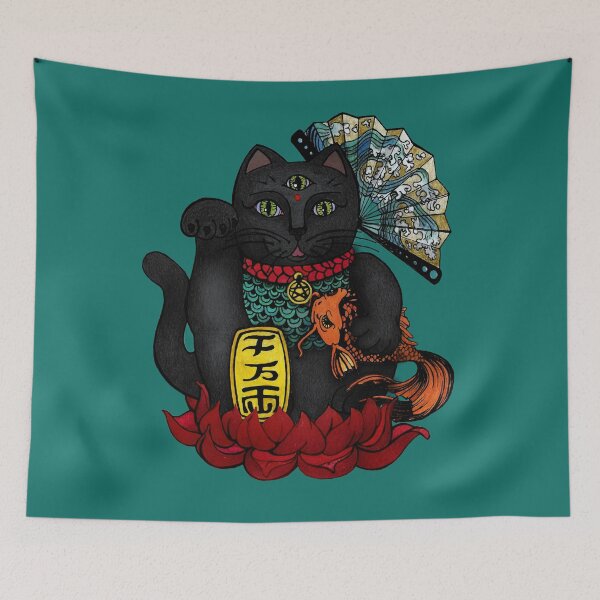 Item preview, Mister Kitty Lucky Cat designed and sold by mylesantstudios.
