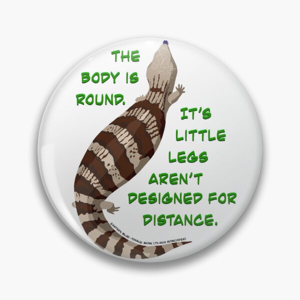 Item preview, Round Blue-Tongue designed and sold by WildFroggo.