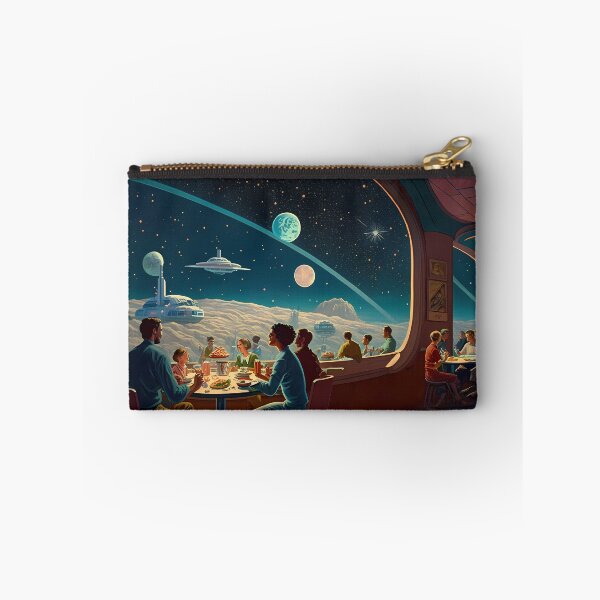 Item preview, Retrofuturistic Diner in Space - Cosmic Cafe designed and sold by DaydreamDepot.