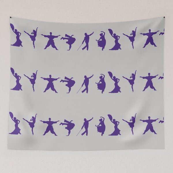 Item preview, Everyone around the world dances - violet designed and sold by NurturingSpirit.