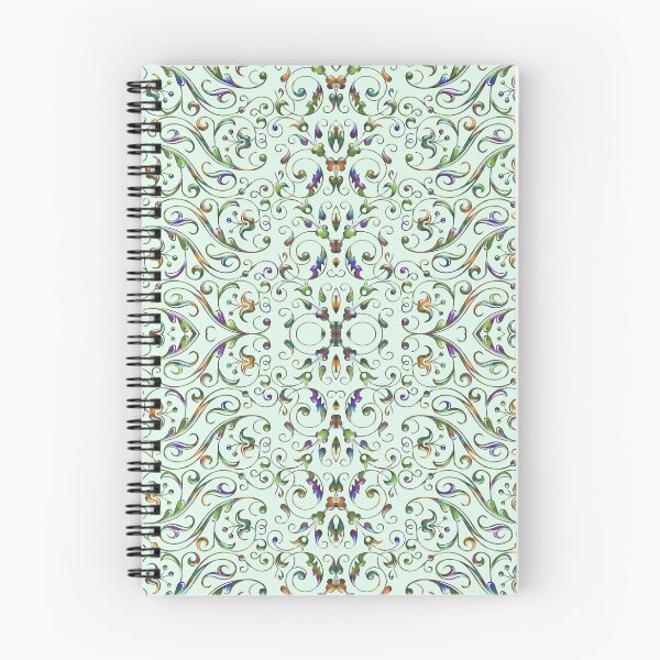Item preview, Scrollwork on Green designed and sold by Janet Morley.