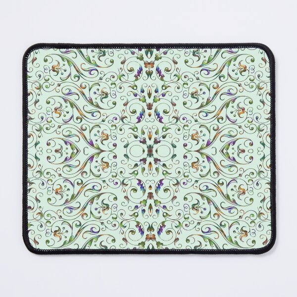 Item preview, Scrollwork on Green designed and sold by Janet Morley.