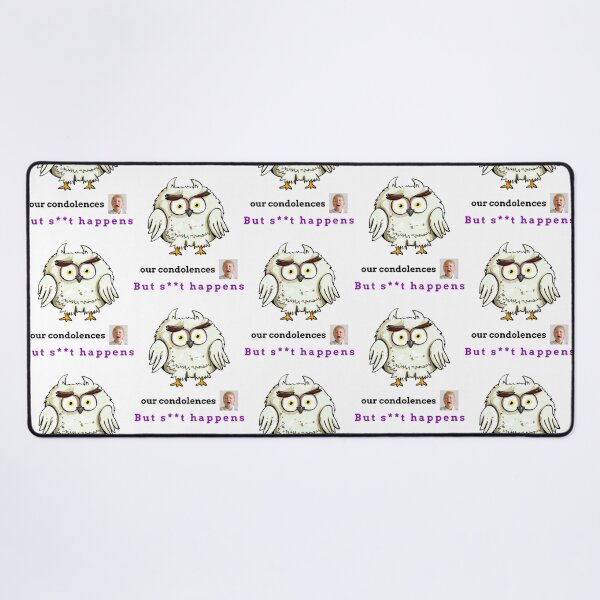 Item preview, Condolences to non Hawaiians (owl) designed and sold by VioletKetkity.