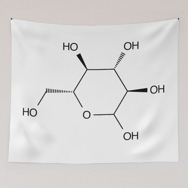 Item preview, Glucose Sugar Chemical Molecule Structure designed and sold by Girih.