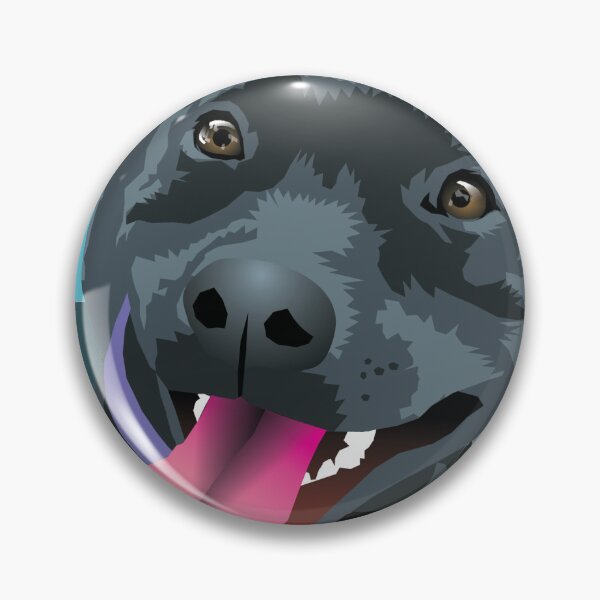 Item preview, Panting Dog Staffie Aqua designed and sold by Bloomin'  Arty Families.
