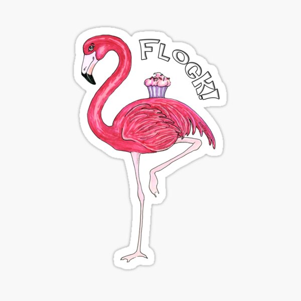 Flock Sticker