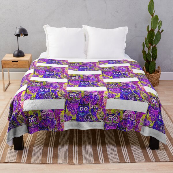Item preview, Colorful owls designed and sold by VioletKetkity.