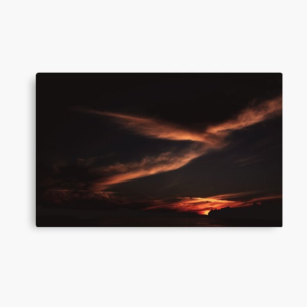Sunset over the Zambezi River Canvas Print