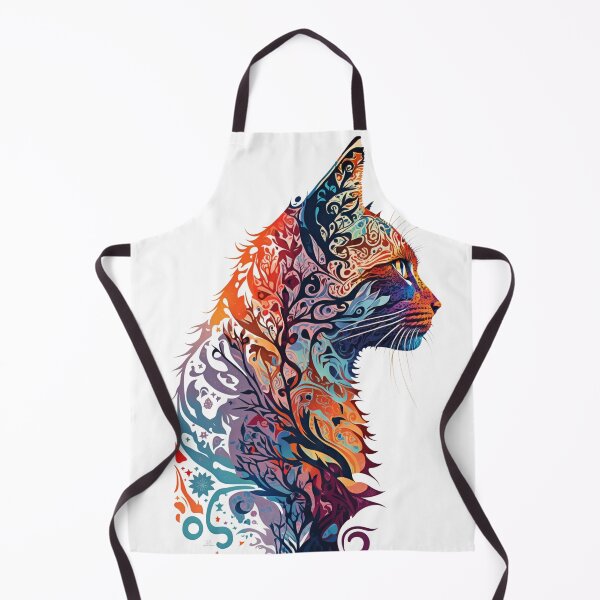 Item preview, psychedelic cat portrait designed and sold by farizhilmi.