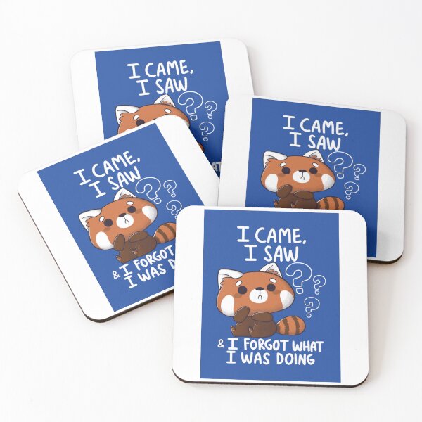 Item preview, FORGETFUL RED PANDA designed and sold by duanethomps.