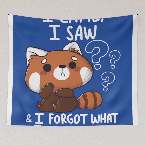 Item preview, FORGETFUL RED PANDA designed and sold by duanethomps.