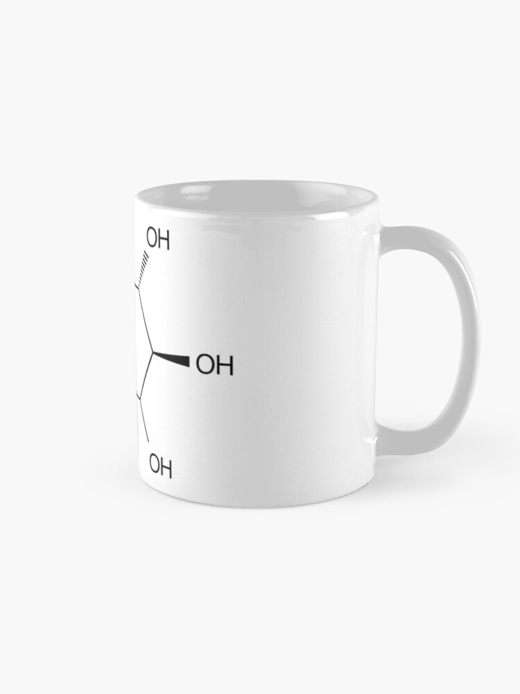 Sugar Chemical Molecule Structure Glucose | Mugs