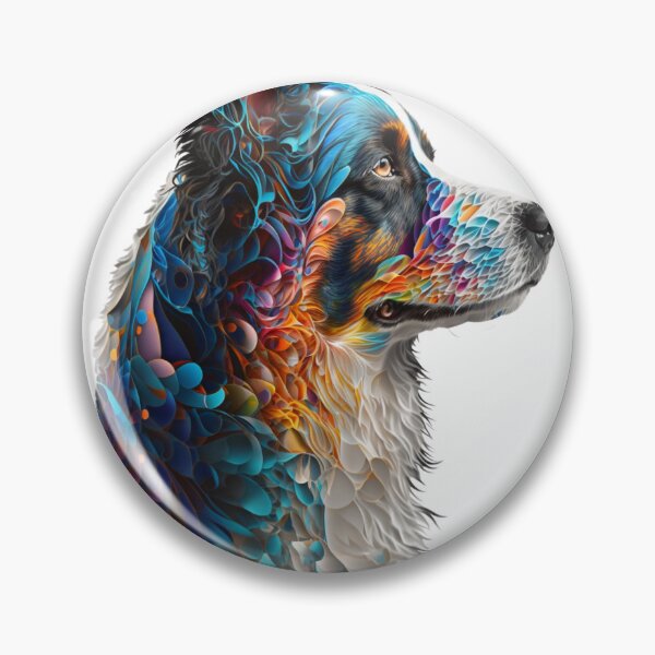 Item preview, psychedelic dog portrait designed and sold by farizhilmi.