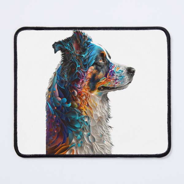 Item preview, psychedelic dog portrait designed and sold by farizhilmi.