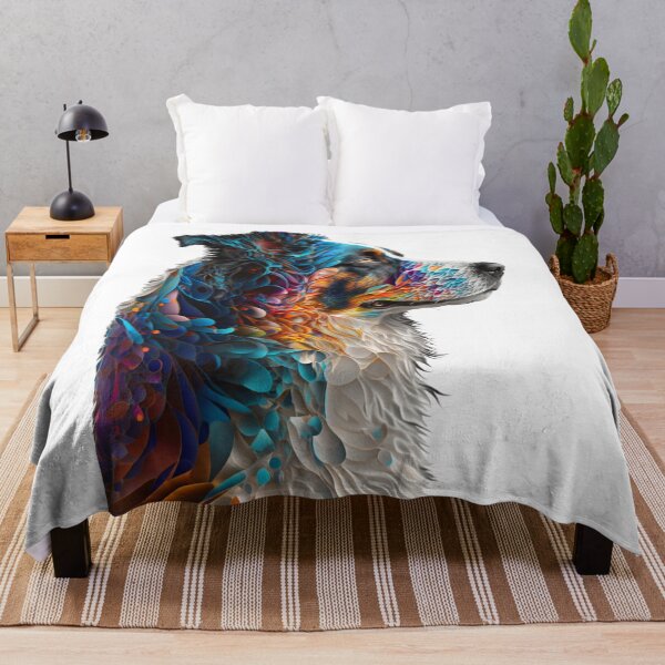 Item preview, psychedelic dog portrait designed and sold by farizhilmi.