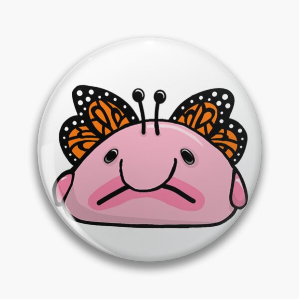 Happy Healthy Blobfish Enamel Pin!