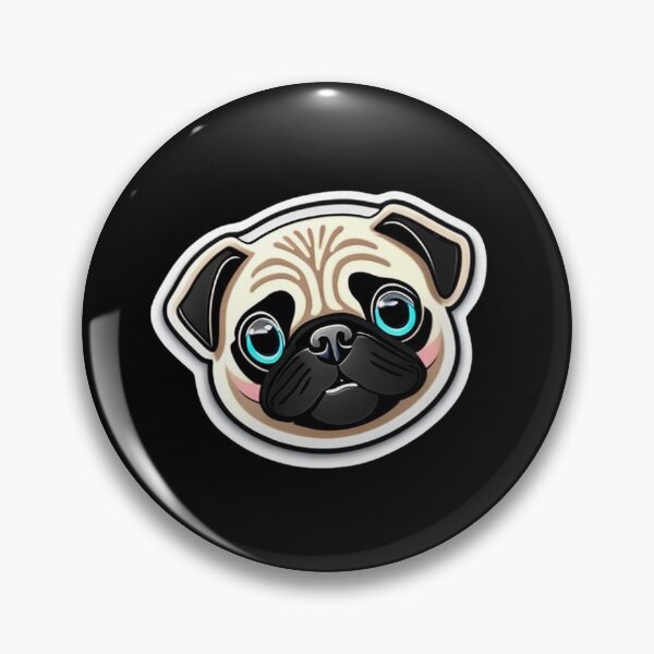 Item preview, Cute - Kawaii - Baby Pug Dog - Design designed and sold by TheHappyK.