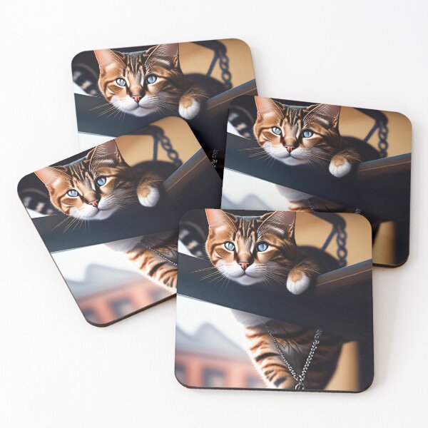 Item preview, Cat swinging on a rope designed and sold by 3TFashion.