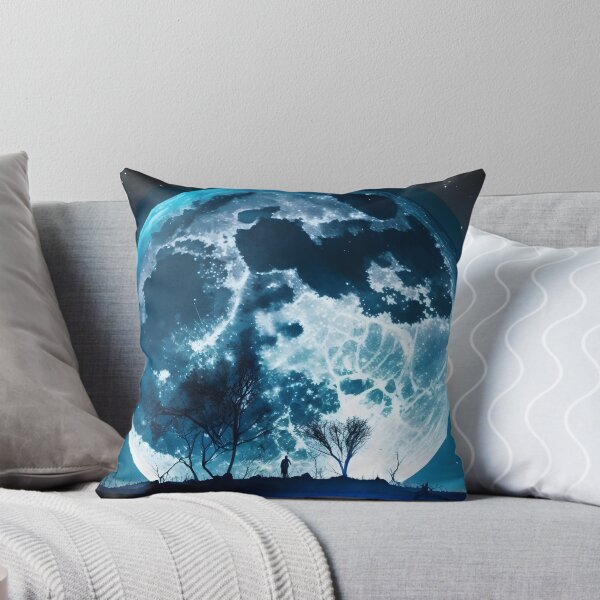 Artikelvorschau, blauer Mond im Himmel entworfen und verkauft von novmasao.