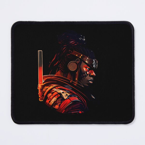 Item preview, Afrofuturism Samurai Warrior 06 designed and sold by SurrealeyeSEA.