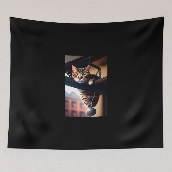 Item preview, Cat swinging on a rope designed and sold by 3TFashion.